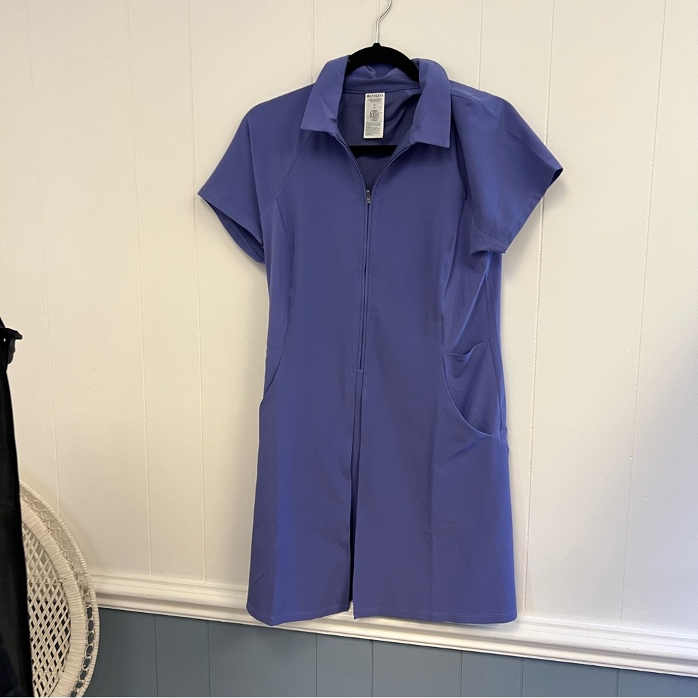 Athleta Fairway Golf Dress Purple